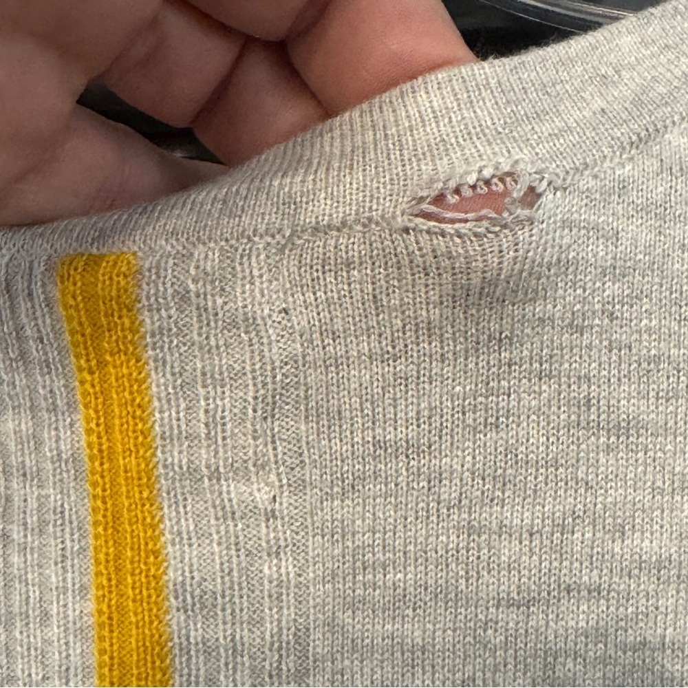 White Stuff Dot Wool Cardigan UK 10 “Paper in Layers” Flawed - Picture 5 of 9